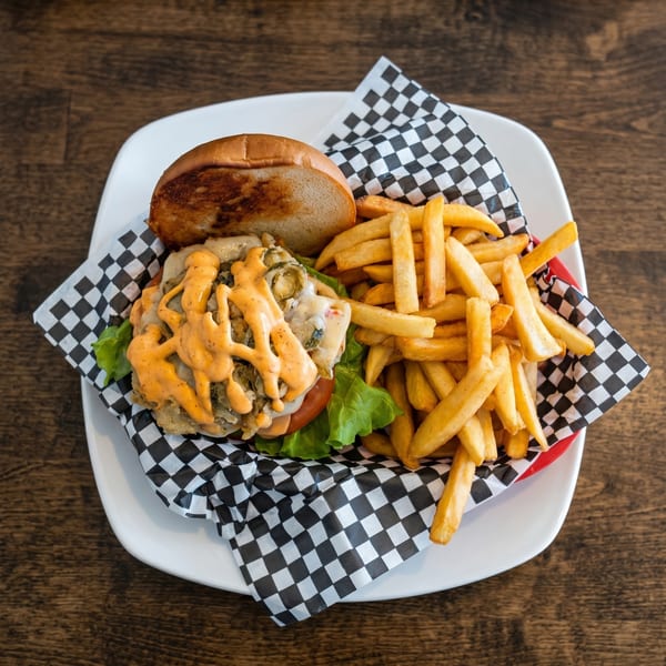 A fresh and flavorful dish from The Crabby Oyster's diverse menu.