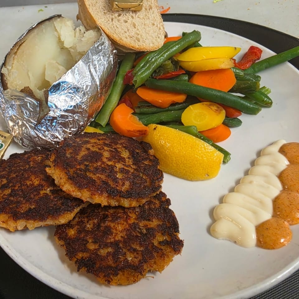 Our famous crab cakes